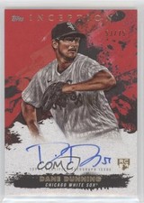 2021 Topps Inception Rookie and Emerging Star Red /75 Dane Dunning Auto 0c6