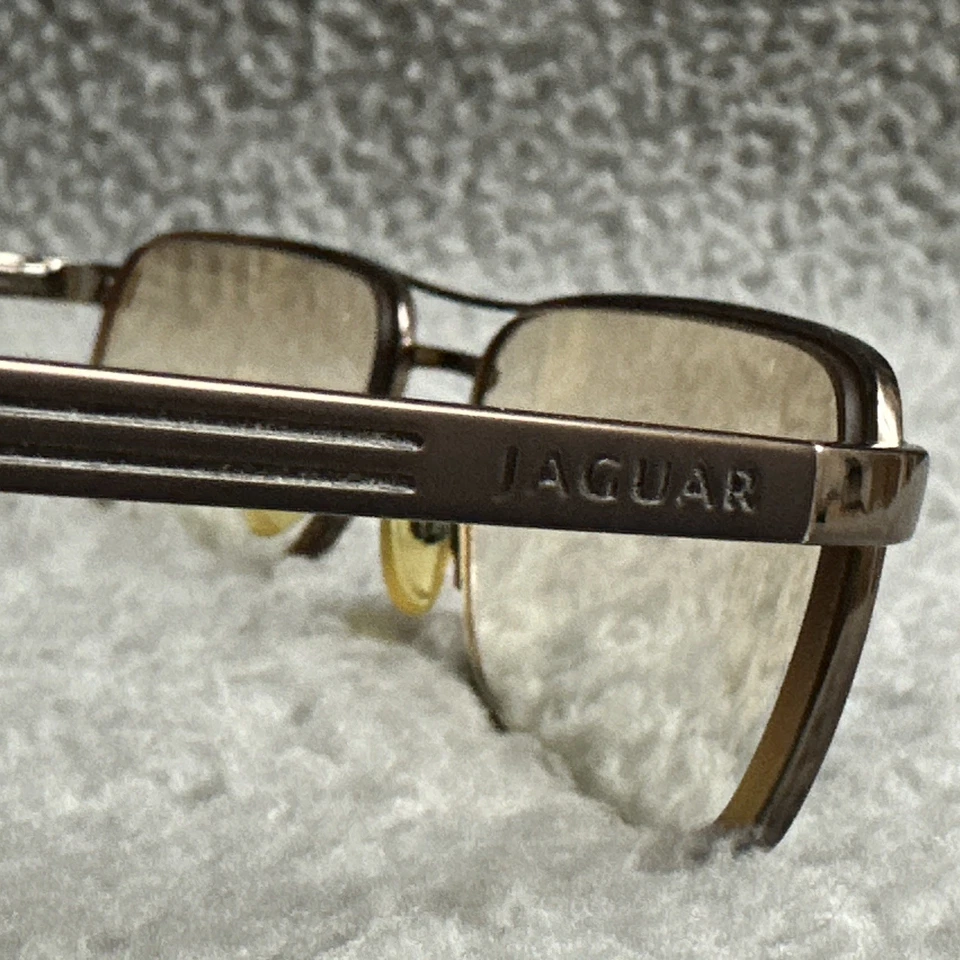 Gafas Jaguar vintage marrón 33033-577 titanio prescrito lentes ámbar años 90 Foto 2 de 4