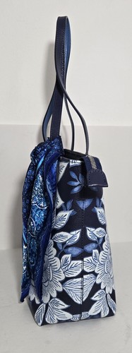 Brighton Zarina Schal Tasche Indigo Journey To India Handtasche Floral - Bild 3 von 15