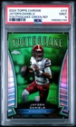 2024 TOPPS CHROME YOUTHQUAKE GREEN REFRACTOR #Y3 JAYDEN DANIELS RC /99 PSA 9