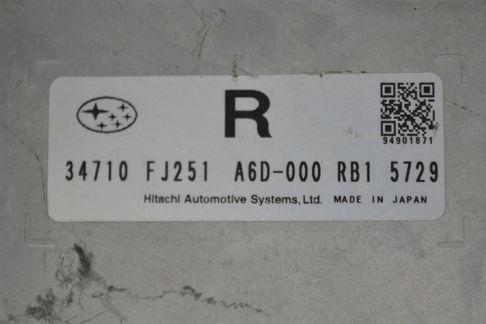 34710FJ251 SUBARU Impreza 2015 MÓDULO DE CONTROL DE DIRECCIÓN ASISTIDA OEM 4B2 310 B5 Foto 3 de 4