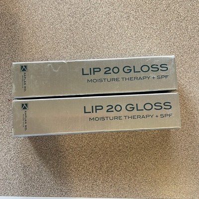 2 Kaplan MD Lip 20 Gloss Moisture Therapy TANGERINE Sparkle SPF NIB Lipgloss Lot