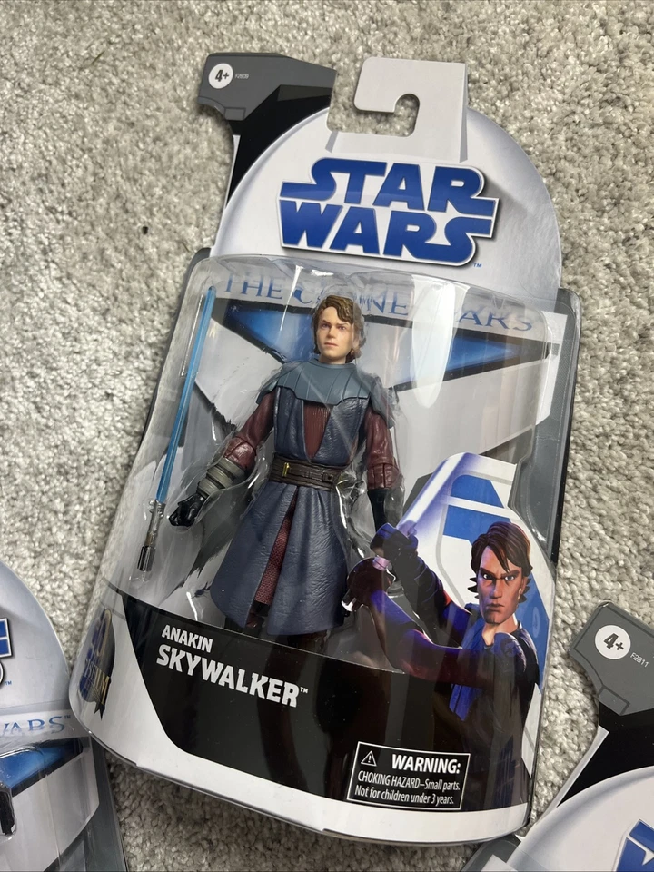 Star Wars Clone Wars Anakin Skywalker, ARC Trooper Echo, Clone Pilot Hawk 50th - Image 4 of 4