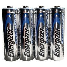 Energizer Ultimate Lithium AA Batteries 4 Pack 1.5V Lithium for Blink Outdoor 4