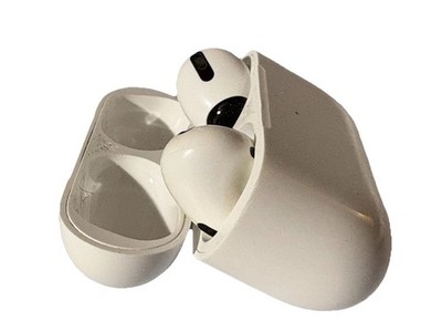 Apple AirPods Pro A2084 MagSafe   Case kabellos - Weiß rechter AirPod defekt 