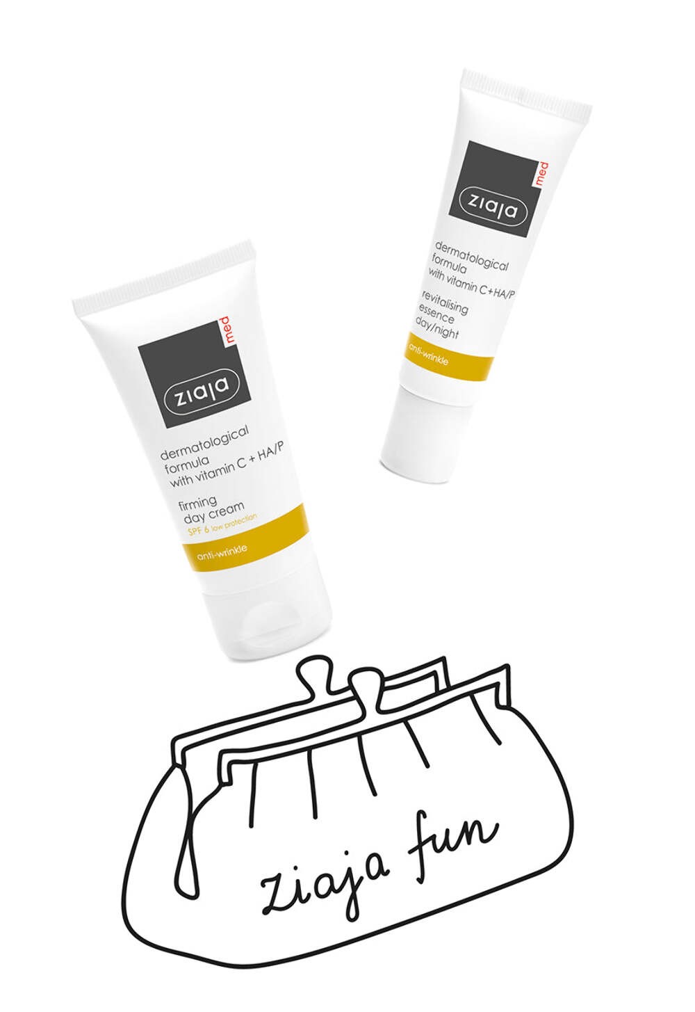 Ziaja Med Vitamin C Day Cream 50Ml + Ziaja Med Vitamin C Essence 30Ml OFFICIAL