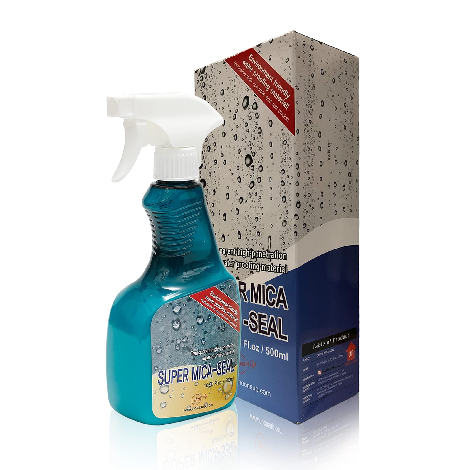 Super MICASeal 500ml Premium Waterproof Sealing Spray for Masonry Surfaces