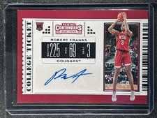 Franks, Robert - 2019 Contenders Draft Picks - Autograph