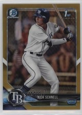 2018 Bowman Draft Chrome Gold Refractor /50 Nick Schnell #BDC-44 10h2