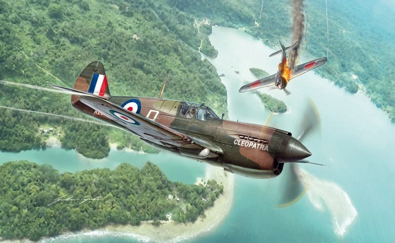 ✅ITALERI 2795 - Scala 1 : 48 P-40 E/K KITTYHAWK Aerei da caccia - Immagine 2 di 4