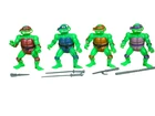 RARE TOY BOOTLEG MEXICAN 4 FIGURES TEENAGE MUTANT NINJA TURTLES 80'S II
