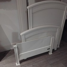 Mama And Papas Toddler / Kids Small Bed White Wood Frame Collection Only