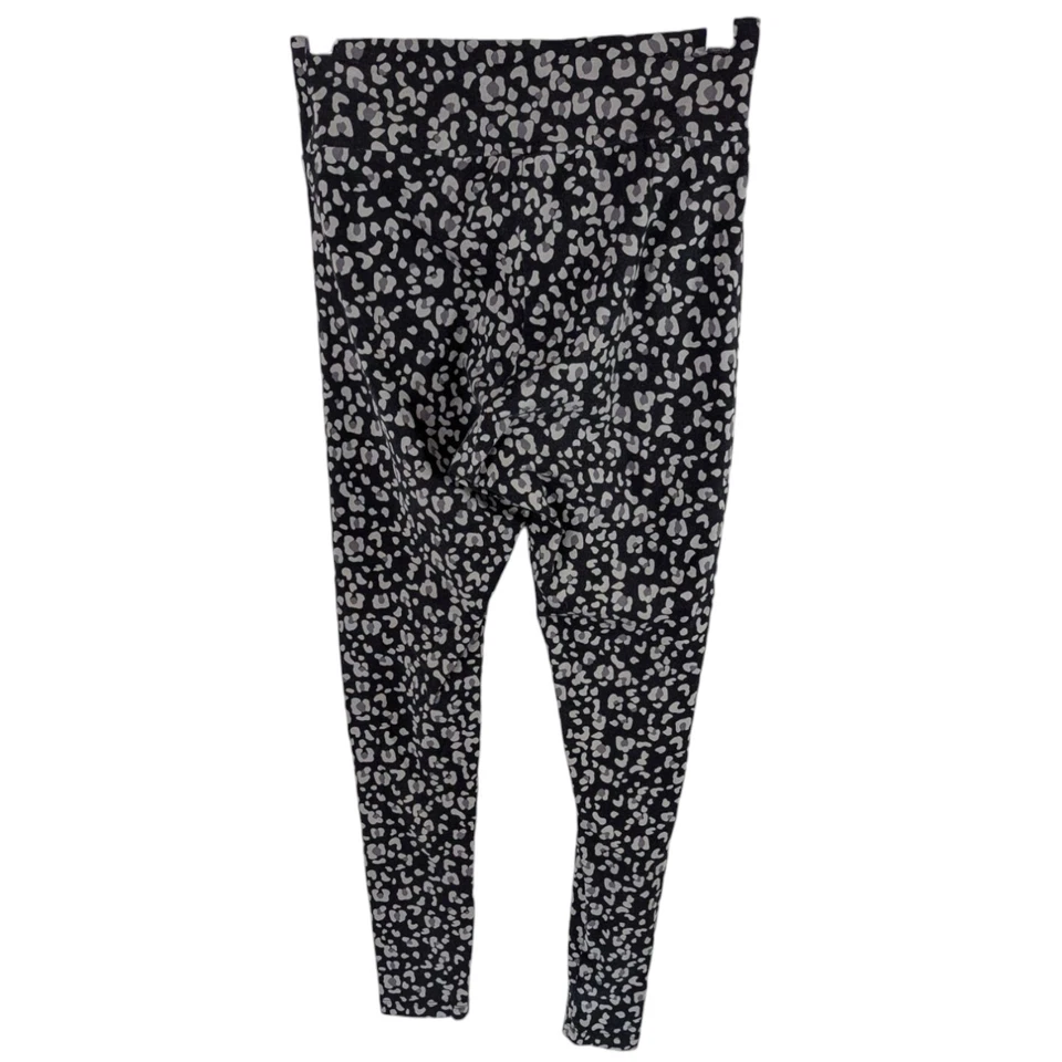 Puma цветочный сжатия лодыжки леггинсы брюки женщин маленький йога черный серый золото - Изображение 3 из 4