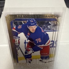 Brennan Othmann #PP-16 2024-25 UD Pros and Prospects New York Rangers GOLD