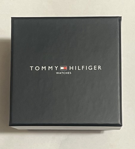 Tommy Hilfiger men's stainless steel 45mm case, Black dial, brown leather strap - Picture 8 of 10