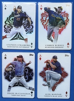 2023 Topps Baseball All Aces Card Lot Of (4)