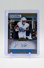 🔥2024 Panini Divisional Ticket Autograph Kimani Vidal RC Chargers /99 Auto 🔥