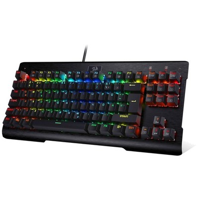 Gaming Tastatur Kabelgebunden Mechanisch RGB Blue Switch QWERTZ Gaming
