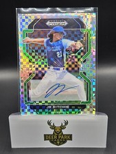 2022 Panini Prizm Draft Picks JR RITCHIE🔥/17 AUTO🔥Atlanta Braves MLB #PDP35