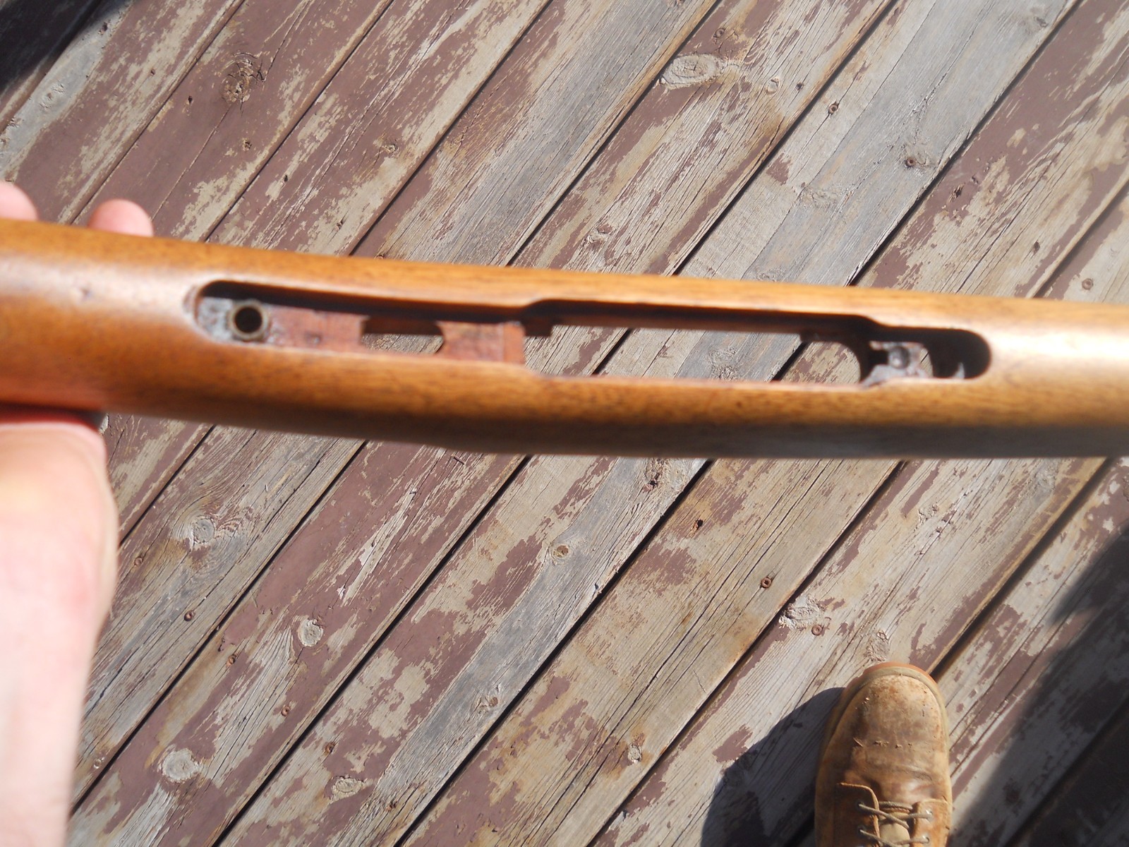 Argentine Mauser model 1891  Rifle wood stock w handguard good acceptance stamps