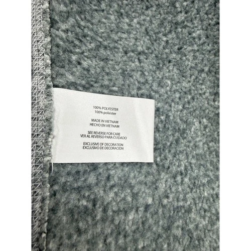 Orvis Mens XL Gray Sweater Fleece Full Zip Vest Fishing Outdoor Layering image 9