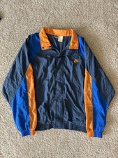 Nike white tag jacket windbreaker made in Taiwan multicolored size large womens