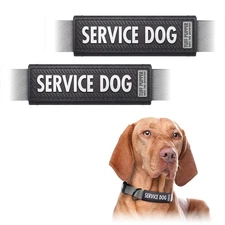 2-Pack Waterproof Collar Sleeves | Fits Any 1 Inch Wide Dog Collar | Dual Sid...