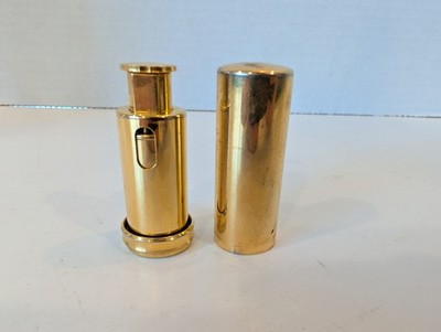 Vtg DeVilbiss Atomizer Perfume Mini Brass Lipstick Style Travel Purse Estate