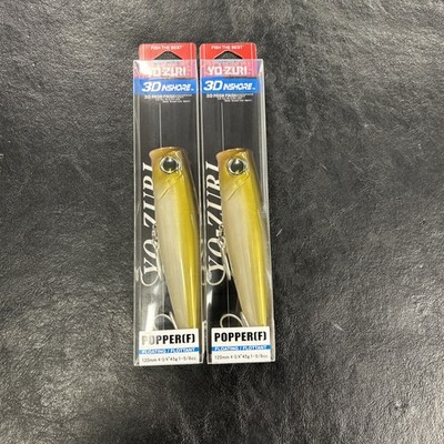 2pc Yo-Zuri 3D Inshore  Popper  R1412-POL 120mm 4-3/4  1-5/8oz