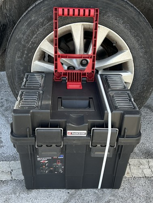 #ad #ad Parkside modular tool box with Handle amp; wheels brand Mobile Storage Brand New $99.98