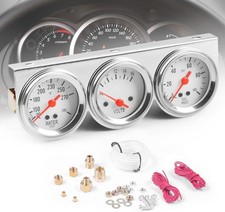 2inch 52mm Triple Gauge Kit Volt Meter Water Temp Temperature Gauge Oil Press Pr 2inch 52mm Triple Gauge Kit Volt Meter Water Temp Temperature Gauge Oil Press Pr