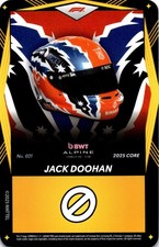 Formula 1 UNO Elite F1 #021 Jack Doohan Helmet Yellow Card