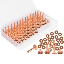 77set/pack Brand New 2-size 9 Copper Rivets Leather Craft Product Accessories