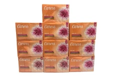 LOT (40) CARESS DAILY SILK BAR SOAP FLORAL OIL ESSENCE 3.75 OZ  TOTAL 40 BARS