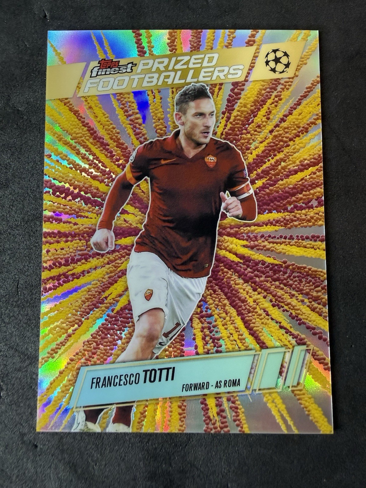 2025/26 Topps UCC Finest Francesco Totti Prized Footballers Fusion Variation SSP