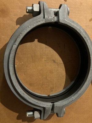 Gruvlok SlideLOK 0390113124 8'' Fig 74 Coupling Groove  Galvanized Ductile Iron