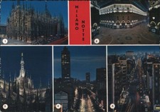 Italia Milano Notte-Duomo,Galleria Vittorio Emanuele II,Strade FOTOCOLOR Vintage