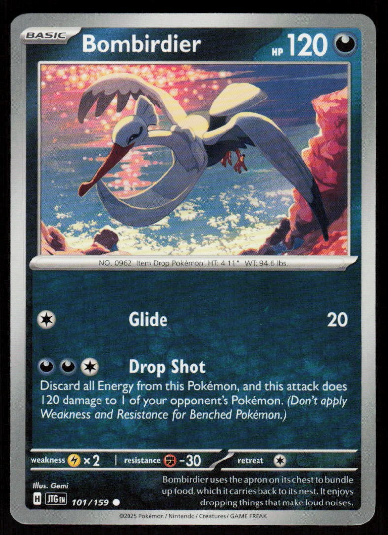 Bombirdier 101/159 Common Journey Together Pokemon Near Mint