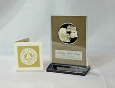 1981 Franklin Mint Sterling Silver Proof PEACE Holiday Medal