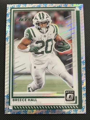 2025 Panini Donruss Optic - Breece Hall #195 Rocket Prizm SP 🔥