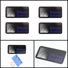 Meyer Sound waterproof logo badge Sticker Decal 70mm(2.75")X34mm(1.33")