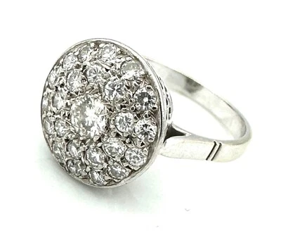MAGNIFIQUE BAGUE OR 18 CARATS - 5,36 g - Diamants 0,90 carat - Photo 1/3
