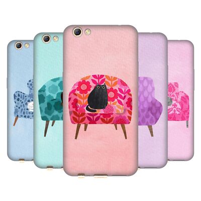 OFFIZIELLE PLANET CAT ARMLEHNSTUHL SOFT GEL HANDYHÜLLE FÜR OPPO HANDYS