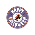 Happy Halloween Witch Metal Sign