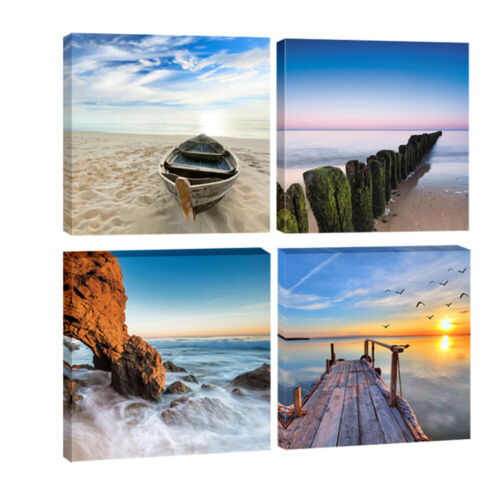 Modern Canvas Print Home Decor Wall Art Picture Landscape Seascape Photo Framed