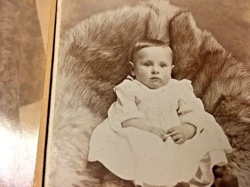 Antique Cabinet Cards of Babies and a Toddler - Picture 3 of 5