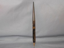 Vintage Desk Pencil--black and bronze with ha...