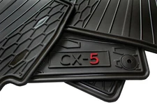 Set of all weather OEM Mazda CX5 Floor Mats  2017-2025 Genuine Only FWD versions