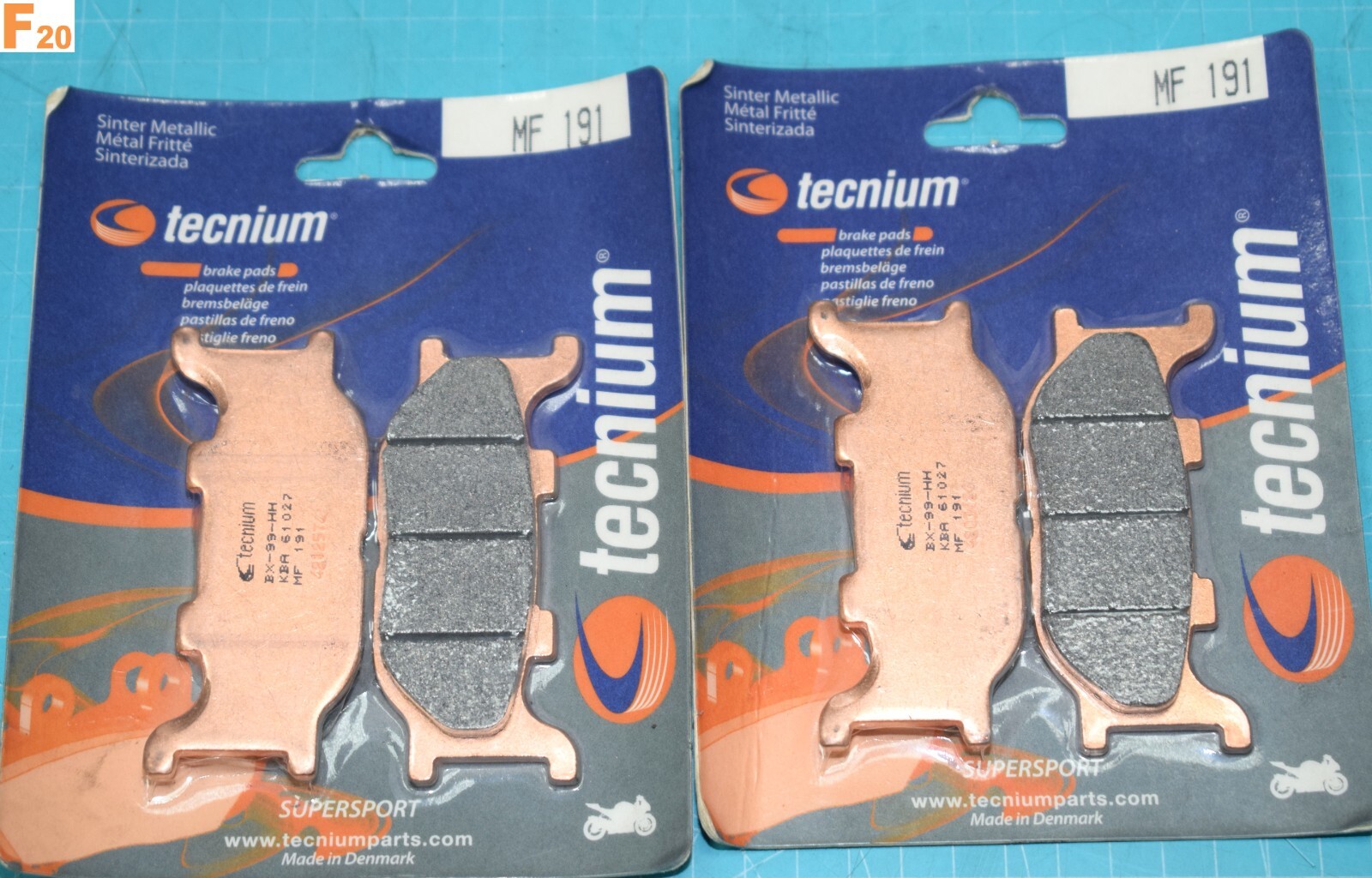 Plaquettes de Frein Avant Tecnium Yamaha TMAX 500 Haute Précision Organique