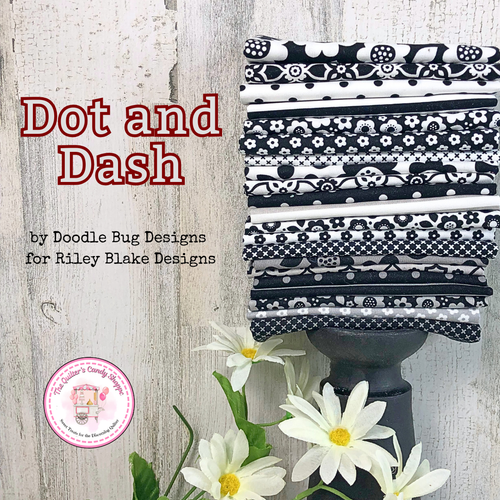 DOT AND DASH 21pc Sampler Box by Doodle Bug Designs for Riley Blake Designs. - 第 1/14 張圖片